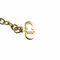 CHRISTIAN DIOR Metal Rhinestone Gold Necklace Choker 6
