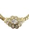 CHRISTIAN DIOR Halsband mit Strass-Gold-Halskette aus Metall 3