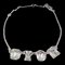 Dior Metal Rhinestone Silver Bracelet by Christian Dior 1