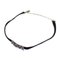 Jadior Choker Womens Rhinestone Silk Metal Black Necklace A210663 by Christian Dior 1