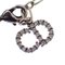 Jadior Choker Womens Rhinestone Silk Metal Black Necklace A210663 by Christian Dior, Image 4