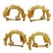 Earrings in Gold from Christian Dior, Set of 2, Image 4