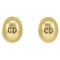 Earrings Gold Plated Approx. 19.4g Womens I111624166 by Christian Dior, Set of 2 1