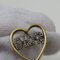 Open Heart Rhinestone Earrings from Christian Dior, Set of 2, Image 7