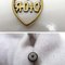 Open Heart Rhinestone Earrings from Christian Dior, Set of 2 6