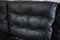 Vintage Black Leather 4-Seater Sofa from De Sede, 1967, Image 9