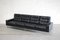 Vintage Black Leather 4-Seater Sofa from De Sede, 1967 13