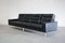 Schwarzes Vintage Vier-Sitzer Ledersofa von De Sede, 1967 17