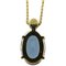 Color Stone Metal Blue Gold Necklace by Christian Dior 4