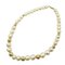 Collar de oro blanco de metal con perlas falsas de Christian Dior, Imagen 1