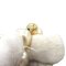 Collar de oro blanco de metal con perlas falsas de Christian Dior, Imagen 2