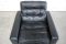 Vintage Black Leather Armchairs from de Sede, 1967, Set of 2, Image 6