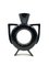 Organic Modern Black Ceramic Vase, 1980s 14