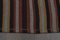 Alfombra de pasillo vintage pequeña de rayas, años 60, Imagen 4