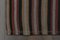 Alfombra de pasillo vintage pequeña de rayas, años 60, Imagen 6