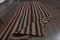 Small Vintage Striped Runner Rug, 1960s 3