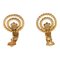 Rhinestone Big Earrings in Gold by Christian Dior, Set of 2 4