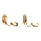 Aretes de oro con piedra de Christian Dior. Juego de 2, Imagen 2