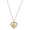 Herz Halskette in Gold von Christian Dior 1