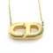 CD Halskette aus Metall in Gold von Christian Dior 3