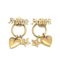 Aretes Dior Jadior con forma de corazón y estrella en oro de Christian Dior. Juego de 2, Imagen 1