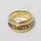 Ring in Gold und Schwarz von Christian Dior 5