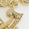 Vergoldete Emblem Logo Halskette von Christian Dior 7