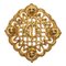 Wappenbrosche in Gold von Christian Dior 1
