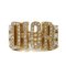 Anillo de oro con diamantes de imitación de Christian Dior, Imagen 1