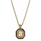Octagonal CD Necklace in Gold from Christian Dior 1