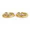 Christian Dior Earrings 30 Montaigne Metal Gold Women's, Set of 2, Image 2