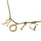 CHRISTIAN DIOR Dior Evolution DIOR Necklace Gold Women's Z0004915 6