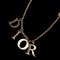 CHRISTIAN DIOR Dior Evolution DIOR Necklace Gold Women's Z0004915 1
