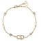 Dior Bracelet Clair D Lune B0668cdlcy Gold Metal Crystal Ladies Christian by Christian Dior 2