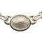 Collar de plata de metal con diamantes de imitación de piedra de color CHRISTIAN DIOR, Imagen 5