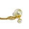 Christian Dior Dior Earrings Tribal Cd Resin Pearl Chain Swing Tribale Ivory E1634Trirs_D301 Women's, Set of 2 6