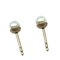 Christian Dior Dior J'Adior Earrings Pearl Gold Gp Plated Accessories Ear Women's, Set of 2, Image 6