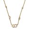 CHRISTIAN DIOR CD ClairDLune Stone Fake Pearl Gold Necklace 0167 5J0167ZIG5 2