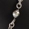 Collar de plata para mujer con logo de CHRISTIAN DIOR x perla falsa, Imagen 4