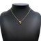 CHRISTIAN DIOR Leaf Motif Women's Necklace K18 Yellow Gold 2