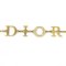 CHRISTIAN DIOR Bracelet Rhinestone Gold Men Women Sparkling Chain A1792 3