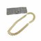 Metal Gold Necklace Choker by Christian Dior 2