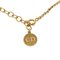 CHRISTIAN DIOR dior gold metal choker necklace 4
