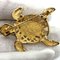 CHRISTIAN DIOR Brosche Schildkrötenmotiv Strass Gold Damen IT39E88BDVYJ RM5101D 4