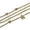 Collar CHRISTIAN DIOR Dior de marca para mujer, metal, cristal, Petit CD, doble estrella dorada, logotipo N1155PMTCY_D301, Imagen 4
