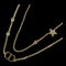 CHRISTIAN DIOR Dior Collana da donna in metallo e cristallo Petit CD doppia stella dorata con logo N1155PMTCY_D301, Immagine 1