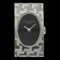 Dior Miss Watch D70-100 Acier Inoxydable Swiss Made Argent Quartz Affichage Analogique Cadran Noir Dames 1