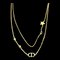 CHRISTIAN DIOR Star Motif Double Rhinestone Necklace N1155PMTCY_D301 1