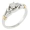 Anello in platino con diamante di Christian Dior, Immagine 1