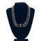 CHRISTIAN DIOR Dior ICON CD Collar de eslabones de cadena plateado Mujer, Imagen 2
